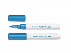 Dekoratyvinis žymeklis Pilot Pintor, 1mm, metalikos mėlynos spalvos