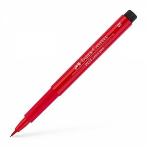 Rašiklis piešimui Faber-Castell PITT Artist Pen B, teptukinis, #219 Deep Scarlet Red