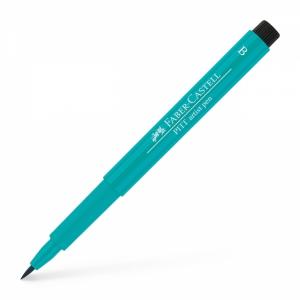 Rašiklis piešimui Faber-Castell PITT Artist Pen B, teptukinis, #156 Cobalt Green