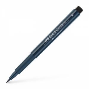 Rašiklis piešimui Faber-Castell PITT Artist Pen B, teptukinis, #157 Dark Indigo