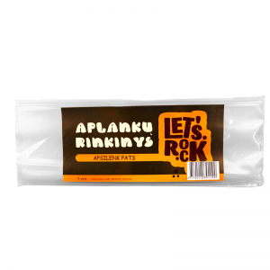 Plastikinių aplankalų rinkinys  Apsilenk pats , 50x32cm, 7vnt, su lipnia juostele, karpomi