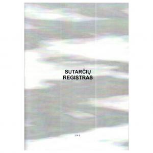 Sutarčių registras, A4, 48 lapai