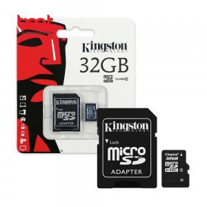 *Atminties kortelė Kingston MicroSD (SDHC), 32GB, class 10, su adapteriu