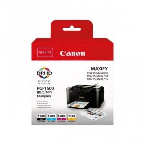 Canon PGI2500BKCMY (9290B004), Multipack (Juoda, Mėlyna, Purpurinė, Geltona) rašaliniams spausdintuvams.