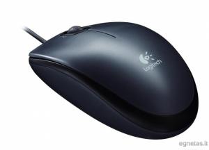 Pelė optinė laidinė Logitech M90 USB - EER2 (910-001794), juoda