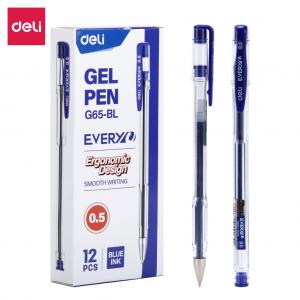 Gelinis rašiklis Deli Every 0.5 mm mėlynos spalvos