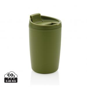 GRS Recycled PP tumbler with flip lid