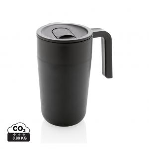 GRS Recycled PP and SS mug with handle