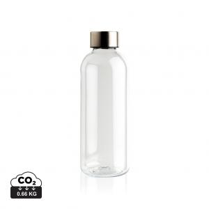 Leakproof water bottle with metallic lid