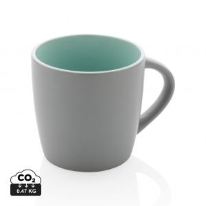 Ceramic mug with coloured inner