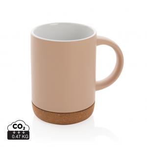 Ceramic mug with cork base 280ml