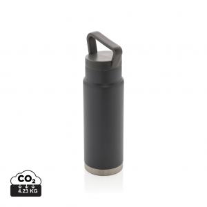 Leakproof vacuum on-the-go bottle with handle