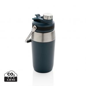 Vacuum stainless steel dual function lid bottle 500ml