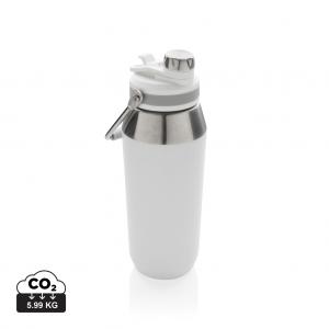 Vacuum stainless steel dual function lid bottle 1L