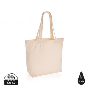 Impact Aware™ 240 gsm rcanvas shopper w/pocket undyed