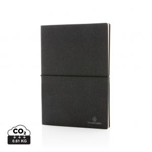 A5 recycled leather notebook