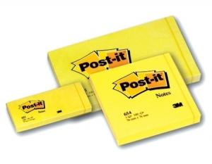 Užrašų lapeliai 3M Post-it 51x76mm, geltonos spalvos, 12 vnt