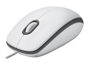 Pelė laidinė Logitech M100 (910-006764), Balta