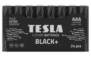 Baterijos Tesla AAA Black+ LR03 (14032410) (24 vnt pakuotėje)