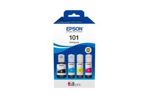 Epson 101 EcoTank (C13T03V64A) kasetė rašaliniams spausdintuvams, CMYK, Komplektas 4 spalvų