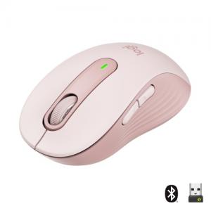 Pelė belaidė Logitech Signature M650 (910-006254) RF Wireless+Bluetooth Optical 4000 DPI, Rose