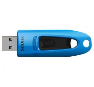 USB atmintinė SanDisk Ultra 32GB, USB 3.0 Flash Drive, 130MB/s read, Blue
