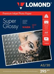 Fotopopierius Lomond Premium Photo Paper Super Blizgus 295 g/m2 A3, 20 lapų, Warm