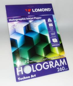 Fotopopierius Lomond Hologram Techno Art Photo Paper Cube 260 g/m2 A4, 10 lapų