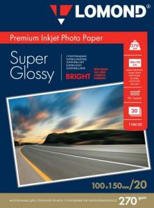 Fotopopierius Lomond Premium Photo Paper Super Blizgus 270 g/m2 10x15, 20 lapų, Bright