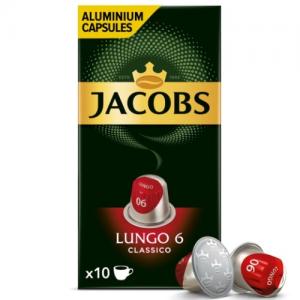 Kavos kapsulės JACOBS Lungo 6 Classico, 52g