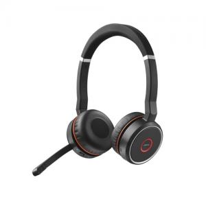 Jabra Evolve 75 SE MS Stereo Belaidės ausinės su mikrofonu, Bluetooth, No Stand