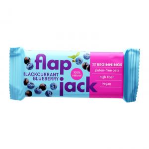 Batonėlis FLAPJACK su mėlynėmis, juodaisiais serbentais, vegan, 60 g