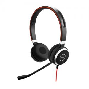 Jabra Evolve 40 MS Stereo Laidinės ausinės, USB-C, Juoda