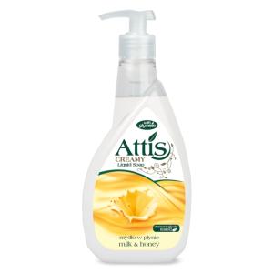 Skystas muilas Attis, Milk and Honey, 400ml