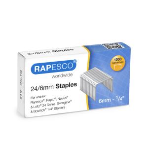 Sąsagėlės RAPESCO  24/6mm  (dėž. 1000 vnt)