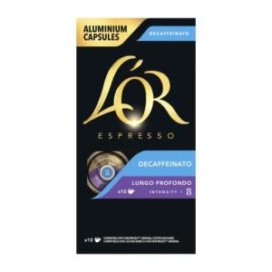 Kavos kapsulės L'OR Decaffeinato, 10 vnt x 52g