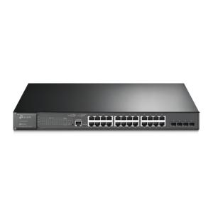 TP-Link JetStream 28-Port Gigabit L2 Managed Ethernet šakotuvas su 24-Port PoE+