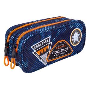 Penalas COOLPACK Pouch Navy, su dvigubu užtrauktuku