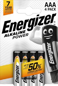 Elementai Energizer Alkaline, AAA, 4vnt/pak