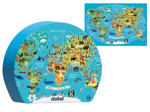 Dėlionė Itotal WORLD TRAVEL MAP