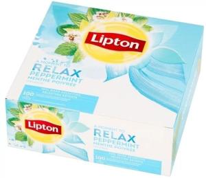 Arbata LIPTON Classic, su pipirmečių užpilu, 100 vnt. x 1,6 g.