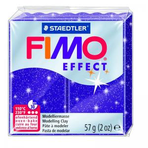 **Modelinas Fimo, 56g, purpurinės su žėručiu spalvos