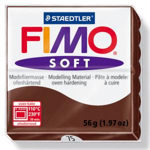 Modelinas Fimo, 56g, šokolado rudos spalvos