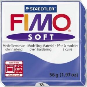 Modelinas Fimo, 56g, briliantinės mėlynos spalvos