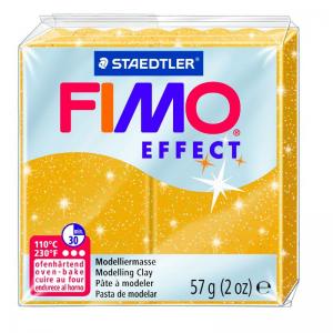 Modelinas Fimo, 56g, blizgios auksinės spalvos