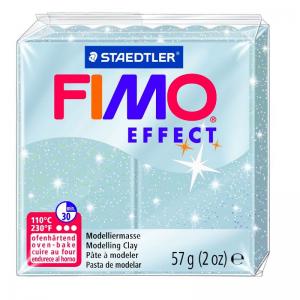 **Modelinas Fimo, 56g, blizgios sidabrinės spalvos