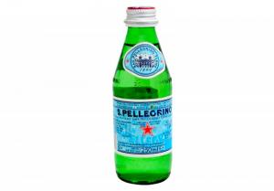Natūralus mineralinis vanduo S.Pellegrino, gazuotas, stikliniame buteliuke, 0.25l  (D)
