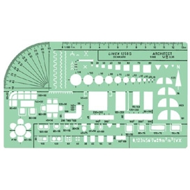 *Lekalas architektams Linex 1258S, 200x115mm