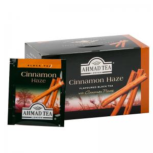 Juodoji arbata AHMAD  CINNAMON TEA 20 vokelių su siūlu po 2 g