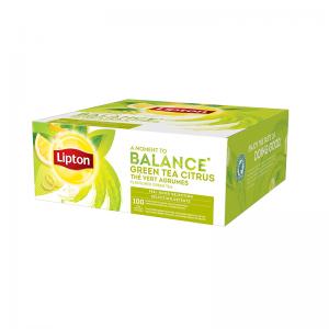 Žalioji arbata LIPTON, su citrusinių vaisių gabalėliais, 100 vnt.